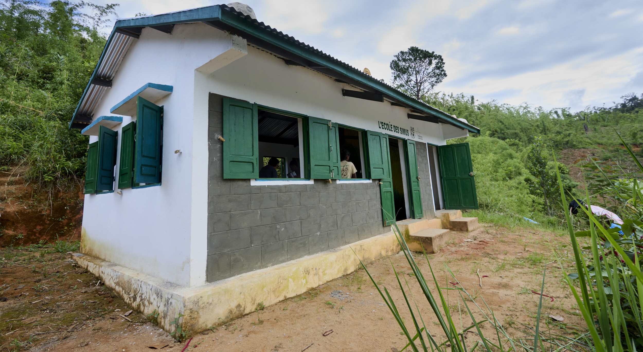 Ecole des Simus construite par l'association Helpsimus à Madagascar